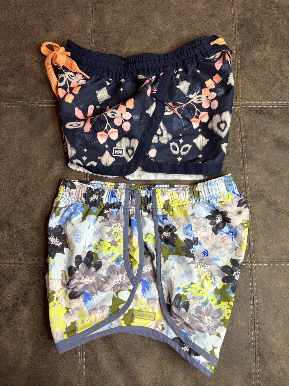 Bundle: Helly Hansen Navy and Light Gray Lined Swim/Active Shorts